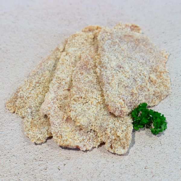 Geparneerde schnitzel (ca. 100 gram)