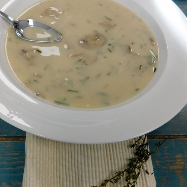 Verse champignonsoep